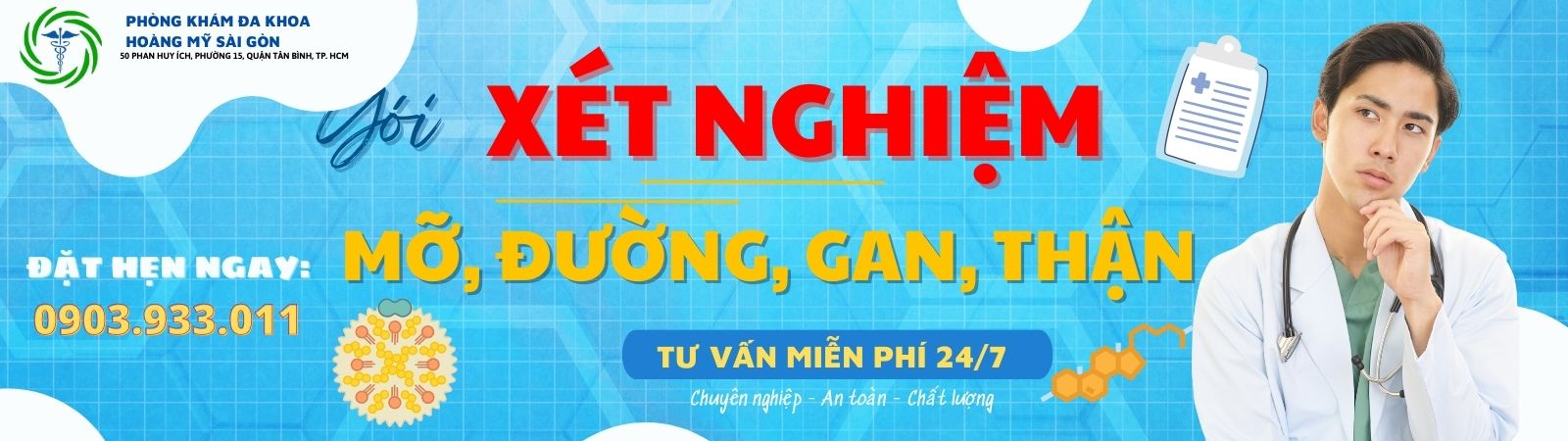 XN CK 004 GÓI XÉT NGHIỆM MỠ, ĐƯỜNG,GAN,THẬN